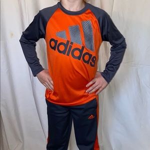 Adidas Orange Long Sleeve Set